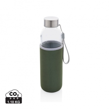 Logotrade promotional gift image of: Glass bottle with neoprene sleeve