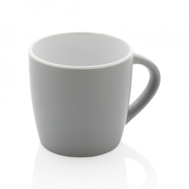 Logo trade promotional giveaways image of: Ceramic mug with coloured inner 300ml