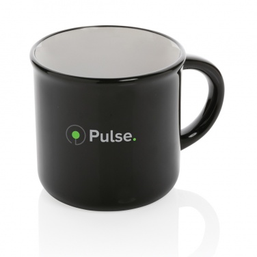 Logo trade promotional giveaway photo of: Vintage ceramic mug 280ml