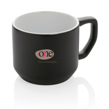 Logotrade promotional giveaway picture of: Ceramic modern mug 350ml