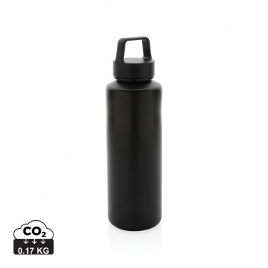 Logo trade advertising products image of: RCS certified recycled PP water bottle with handle