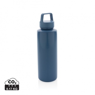 Logo trade corporate gifts picture of: RCS certified recycled PP water bottle with handle