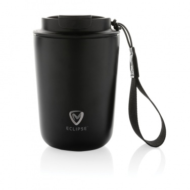 Logotrade advertising products photo of: Cuppa RCS re-steel vacuum tumbler with lanyard