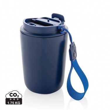 Logotrade advertising product picture of: Cuppa RCS re-steel vacuum tumbler with lanyard