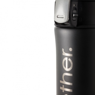 Logo trade promotional item photo of: RCS Recycled stainless steel easy lock vacuum mug