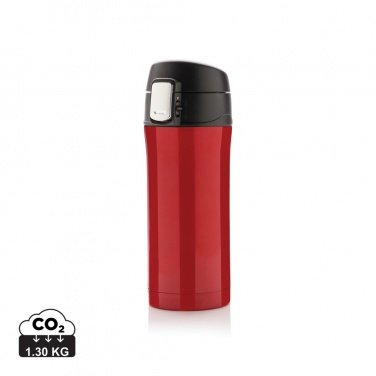 Logotrade promotional giveaway image of: RCS Recycled stainless steel easy lock vacuum mug
