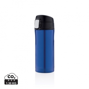Logo trade promotional giveaways image of: RCS Recycled stainless steel easy lock vacuum mug