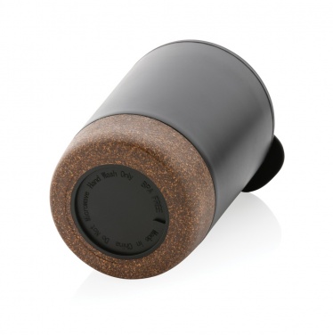 Logotrade promotional giveaway picture of: GRS RPP stainless steel cork coffee tumbler