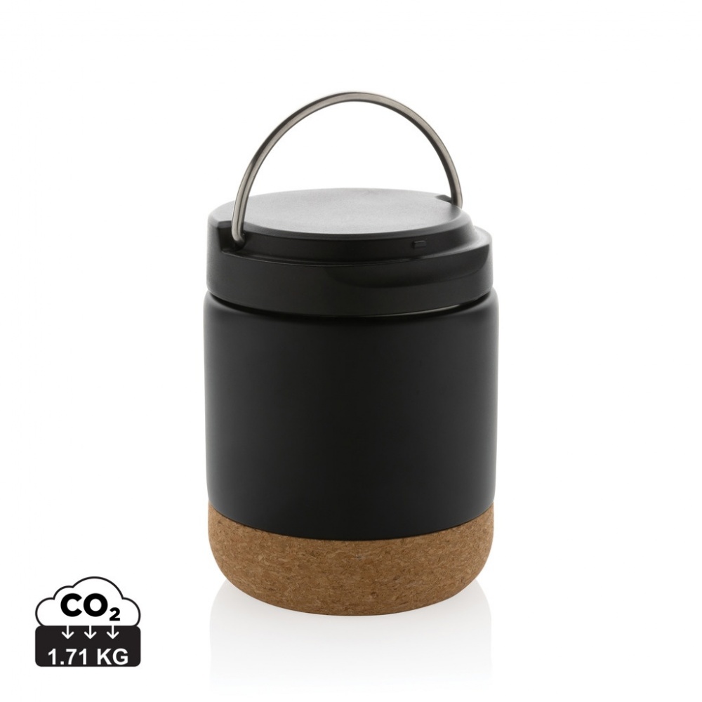 Logotrade promotional giveaway picture of: Savory RCS certified recycled stainless steel foodflask