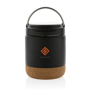 Logo trade promotional items image of: Savory RCS certified recycled stainless steel foodflask