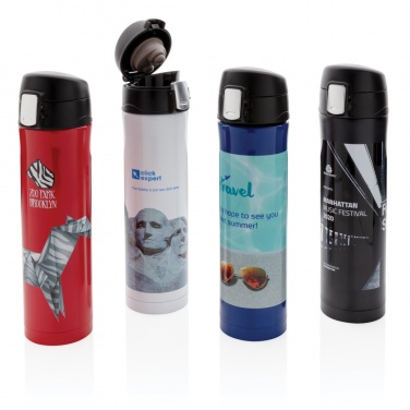 Logotrade advertising products photo of: RCS Re-steel easy lock vacuum flask