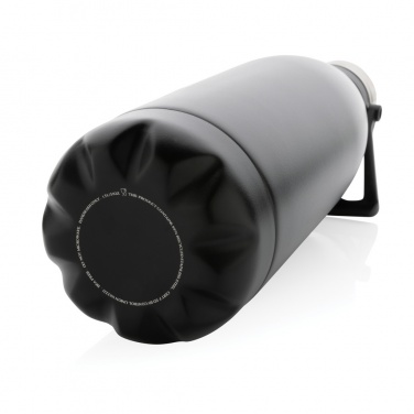 Logo trade promotional giveaways picture of: RCS Recycled stainless steel large vacuum bottle 1.5L