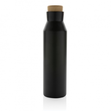 Logo trade promotional products image of: Gaia RCS certified recycled stainless steel vacuum bottle