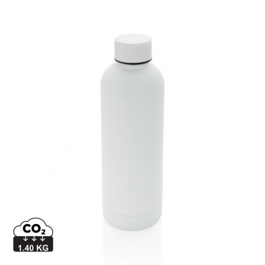 Logo trade corporate gifts image of: RCS Recycled stainless steel Impact vacuum bottle