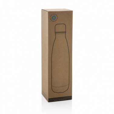 Logotrade promotional product picture of: Eureka RCS certified re-steel single wall water bottle