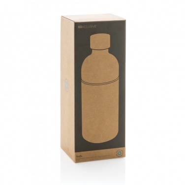 Logo trade promotional giveaways image of: Soda RCS certified re-steel carbonated drinking bottle
