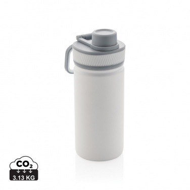 Logotrade promotional product image of: Vacuum stainless steel bottle with sports lid 550ml