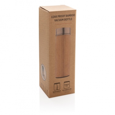 Logotrade corporate gifts photo of: Leak proof bamboo vacuum bottle
