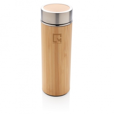 Logotrade promotional products photo of: Leak proof bamboo vacuum bottle