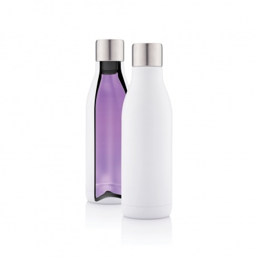 Logo trade promotional items image of: UV-C steriliser vacuum stainless steel bottle
