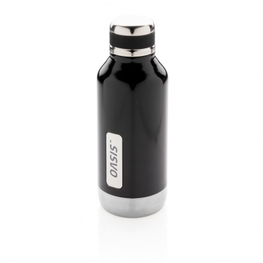 Logo trade advertising products picture of: Leak proof vacuum bottle with logo plate