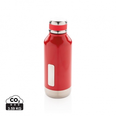Logo trade business gift photo of: Leak proof vacuum bottle with logo plate