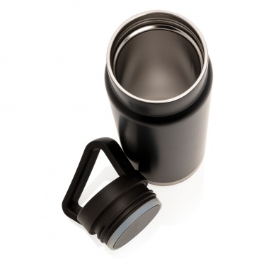 Logo trade promotional merchandise image of: Leakproof vacuum on-the-go bottle with handle