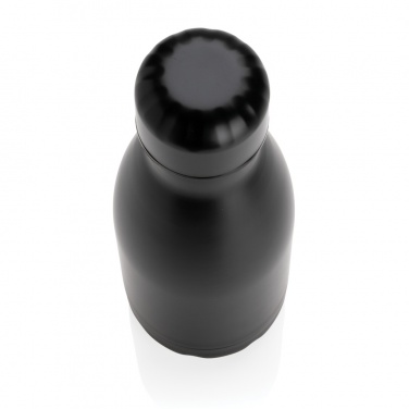 Logo trade corporate gifts image of: Solid colour vacuum stainless steel bottle 260ml