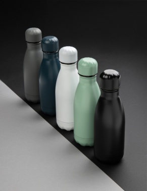 Logo trade promotional gift photo of: Solid colour vacuum stainless steel bottle 260ml