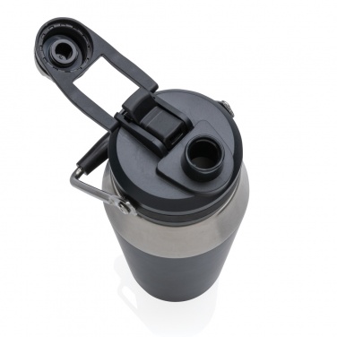 Logo trade promotional giveaway photo of: Vacuum stainless steel dual function lid bottle 1L