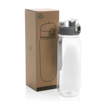 Logotrade business gifts photo of: Yide RCS Recycled PET leakproof lockable waterbottle 800ml