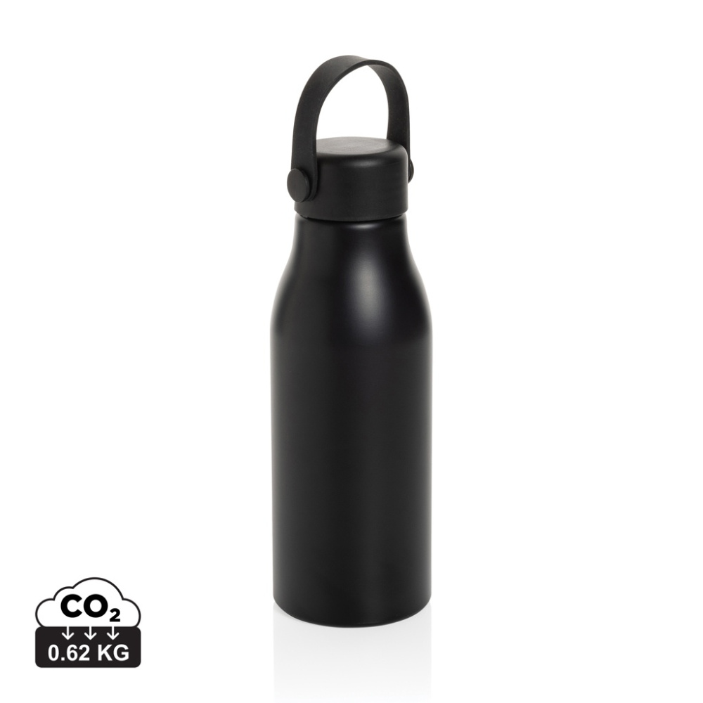 Logo trade promotional merchandise picture of: Pluto RCS Certified recycled aluminium bottle 680ml