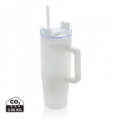 Logo trade promotional giveaways image of: Tana RCS plastic tumbler with handle 900ml
