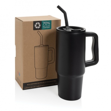 Logo trade corporate gifts picture of: Embrace deluxe RCS recycled stainless steel tumbler 900ml