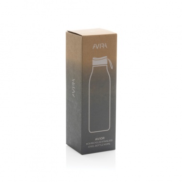 Logo trade corporate gifts image of: Avira Avior RCS Re-steel bottle 500 ML
