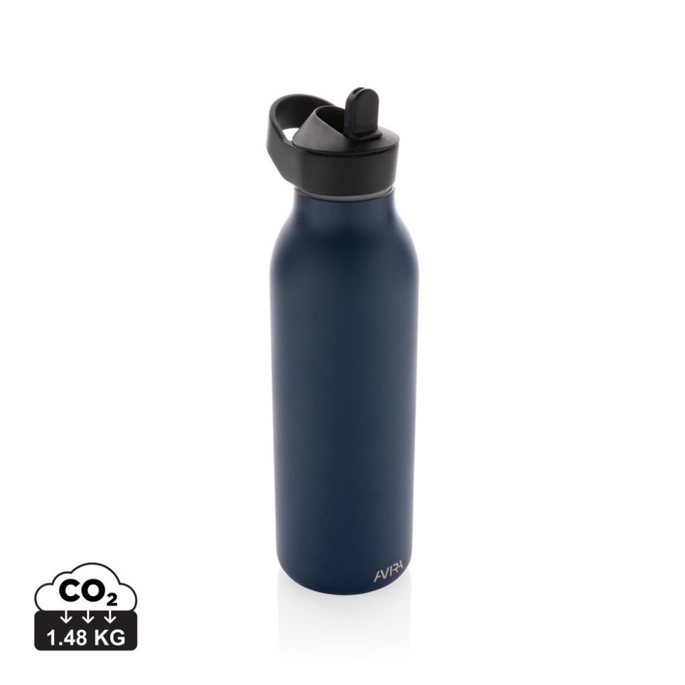 Logotrade advertising products photo of: Avira Ara RCS Re-steel fliptop water bottle 500ml