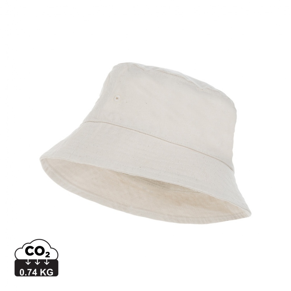 Logo trade promotional gift photo of: Impact Aware™ 285 gsm rcanvas one size bucket hat undyed