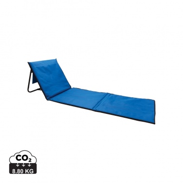 Logo trade promotional merchandise image of: Foldable beach lounge chair