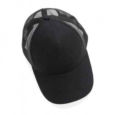 Logotrade corporate gifts photo of: Impact AWARE™ Brushed rcotton 5 panel trucker cap 190gr