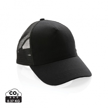 Logotrade promotional item picture of: Impact AWARE™ Brushed rcotton 5 panel trucker cap 190gr