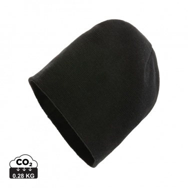 Logo trade corporate gift photo of: Impact AWARE™ classic beanie with Polylana®