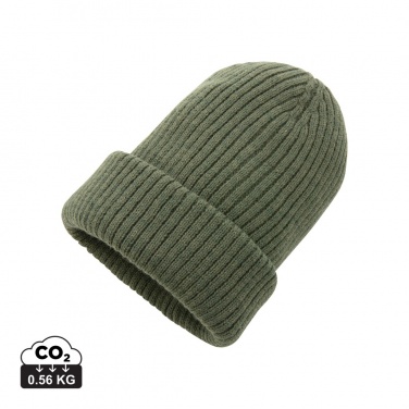 Logo trade promotional giveaway photo of: Impact AWARE™  Polylana® double knitted beanie