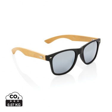 Logotrade promotional gifts photo of: Bamboo and RCS recycled plastic sunglasses