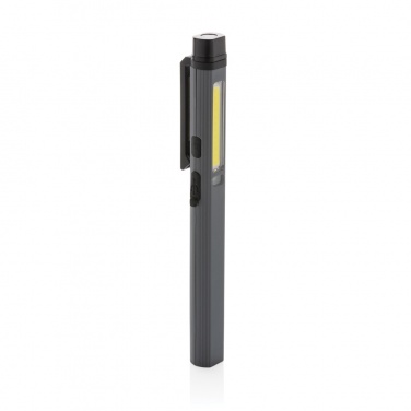 Logotrade promotional product picture of: Gear X RCS recycled plastic USB rechargeable pen light