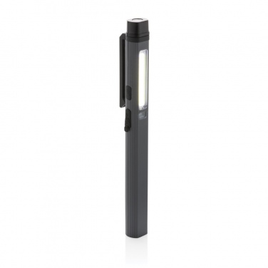 Logo trade promotional giveaways picture of: Gear X RCS recycled plastic USB rechargeable pen light