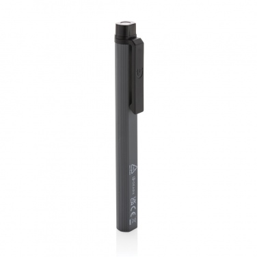 Logo trade corporate gift photo of: Gear X RCS recycled plastic USB rechargeable pen light