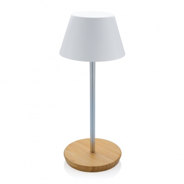 Logo trade promotional giveaways image of: Pure Glow RCS usb-rechargeable recycled plastic table lamp