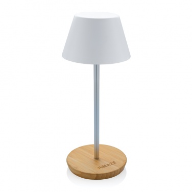 Logotrade promotional item image of: Pure Glow RCS usb-rechargeable recycled plastic table lamp