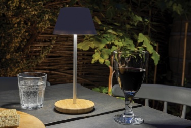 Logo trade promotional products image of: Pure Glow RCS usb-rechargeable recycled plastic table lamp