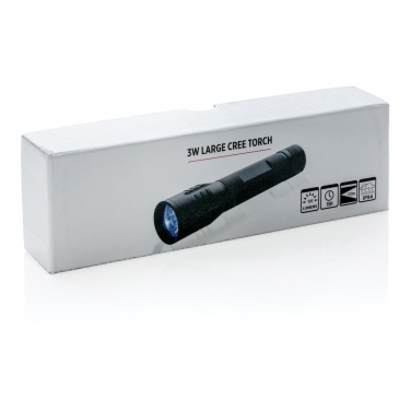 Logo trade promotional merchandise picture of: 3W large CREE torch
